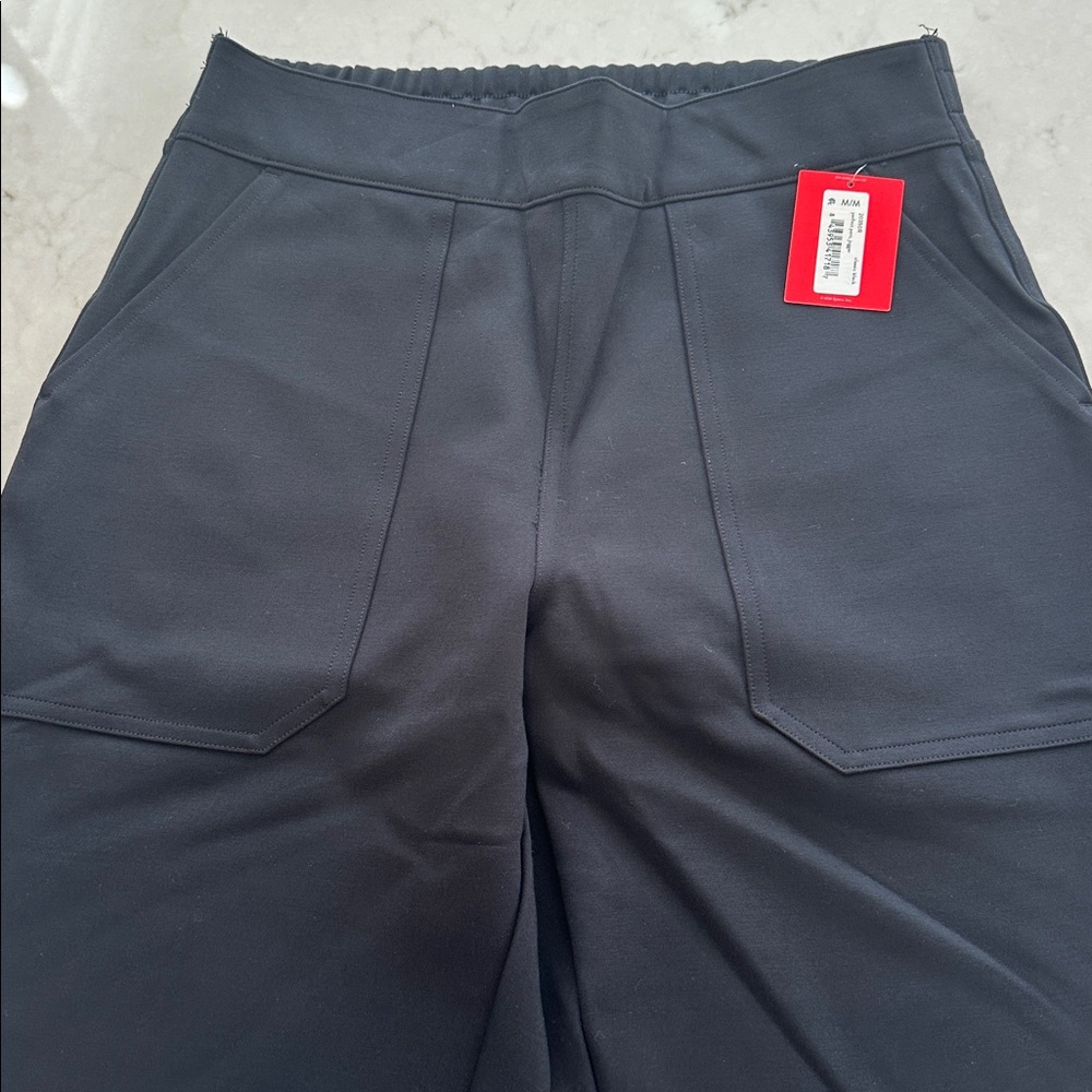 Spanx Black High-Waisted joggers